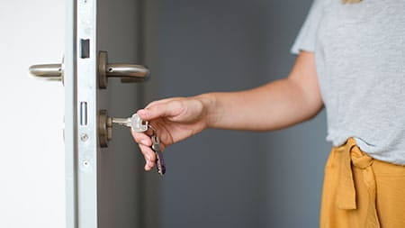 Student Locking Door